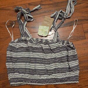 NWT Small Salty Lemon Crop Top